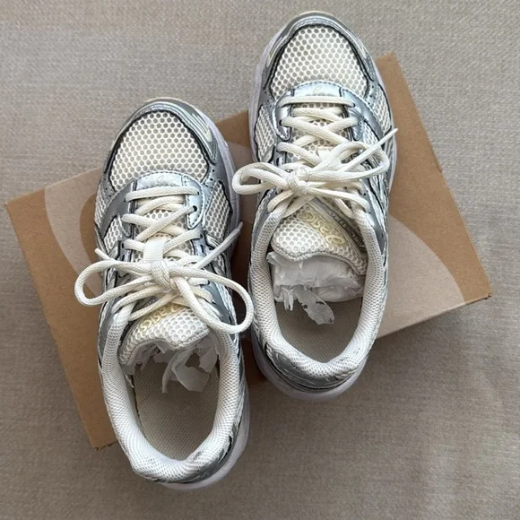 ASICS GEL-1130 in Cream/Pure Silver - Picture 5 of 6